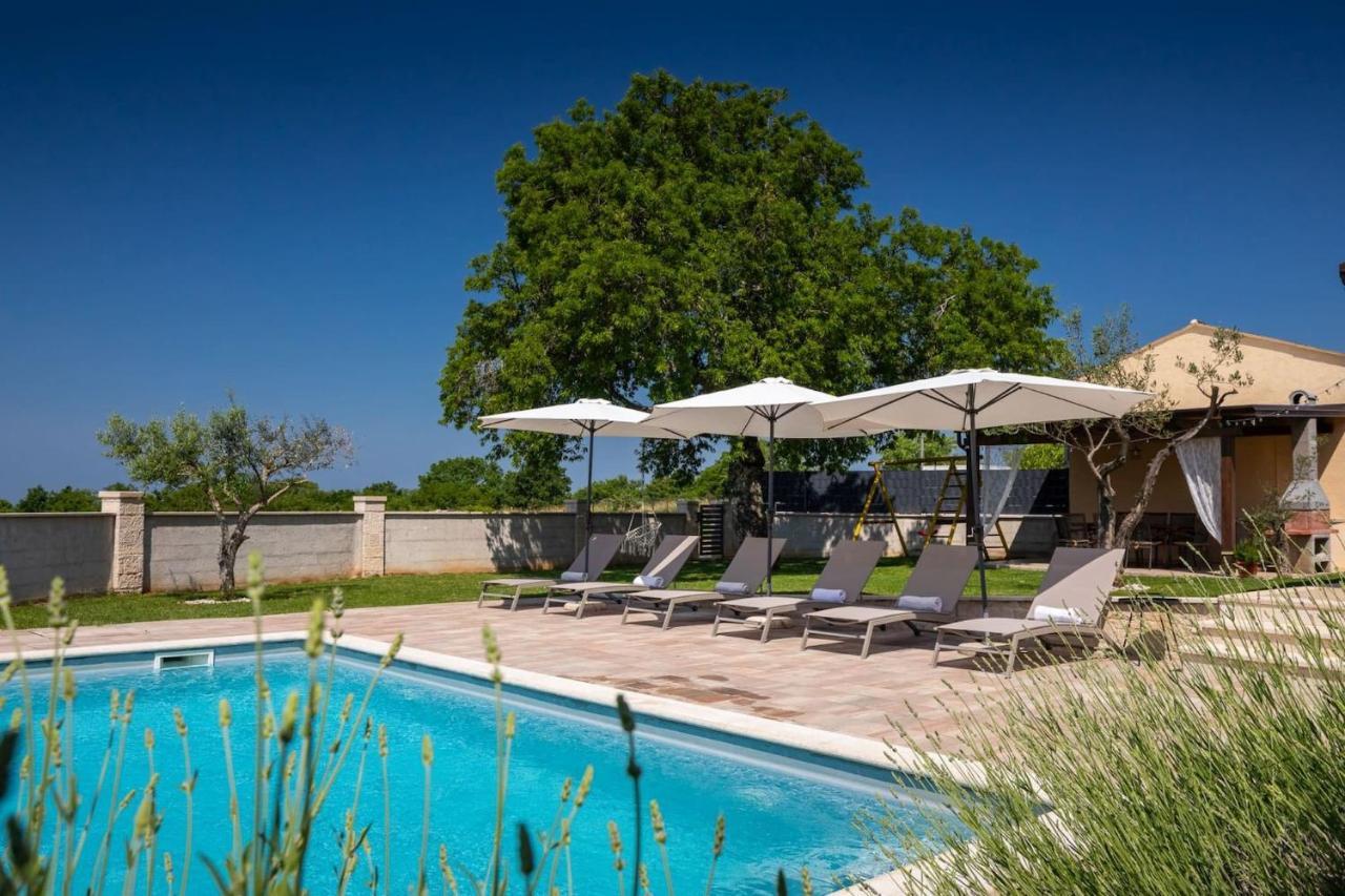 Activity Villa Gita With Pool And Grill In Tinjan Экстерьер фото