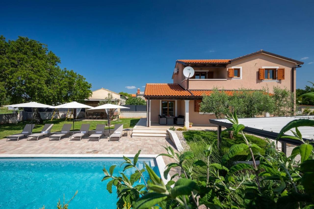 Activity Villa Gita With Pool And Grill In Tinjan Экстерьер фото